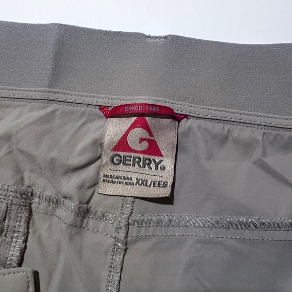 Gerry Revive XXL Khaki Stretch Pants Cropped Active‎ Lightweight - Picture 7 of 10